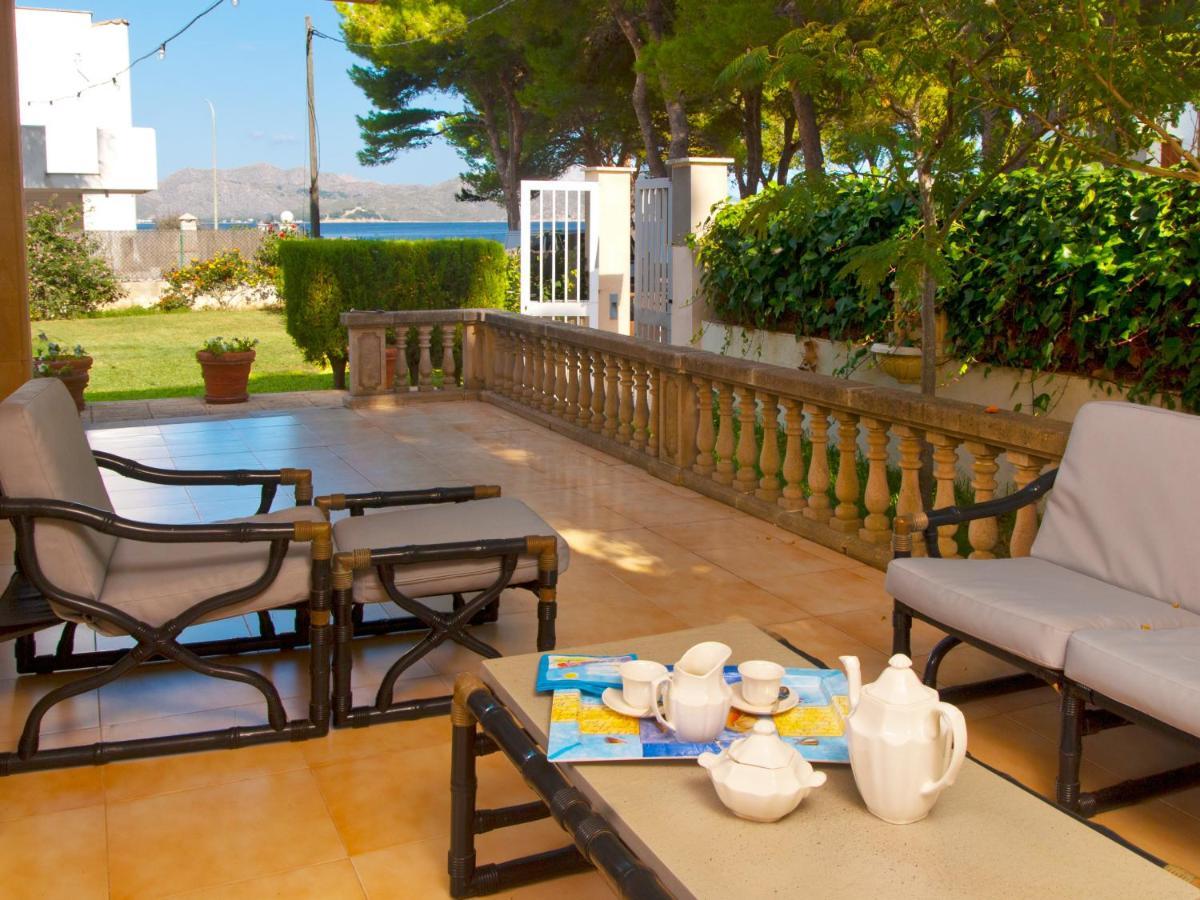 Villa Tita De Manresa, Con Jardines Y Vista Mar อัลกูเดีย ภายนอก รูปภาพ